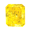 Yellow sapphire radiant octagon