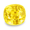 Yellow sapphire Cushion