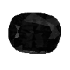 black sapphire cushion