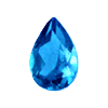 blue topaz pear