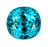 blue zircon cushion