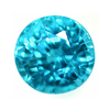 blue zircon round