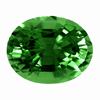 green tourmaline oval