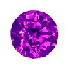 violet / purple sapphire round