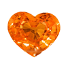 Spessartite / Mandarin Garnet Heart