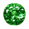 tsavorite round